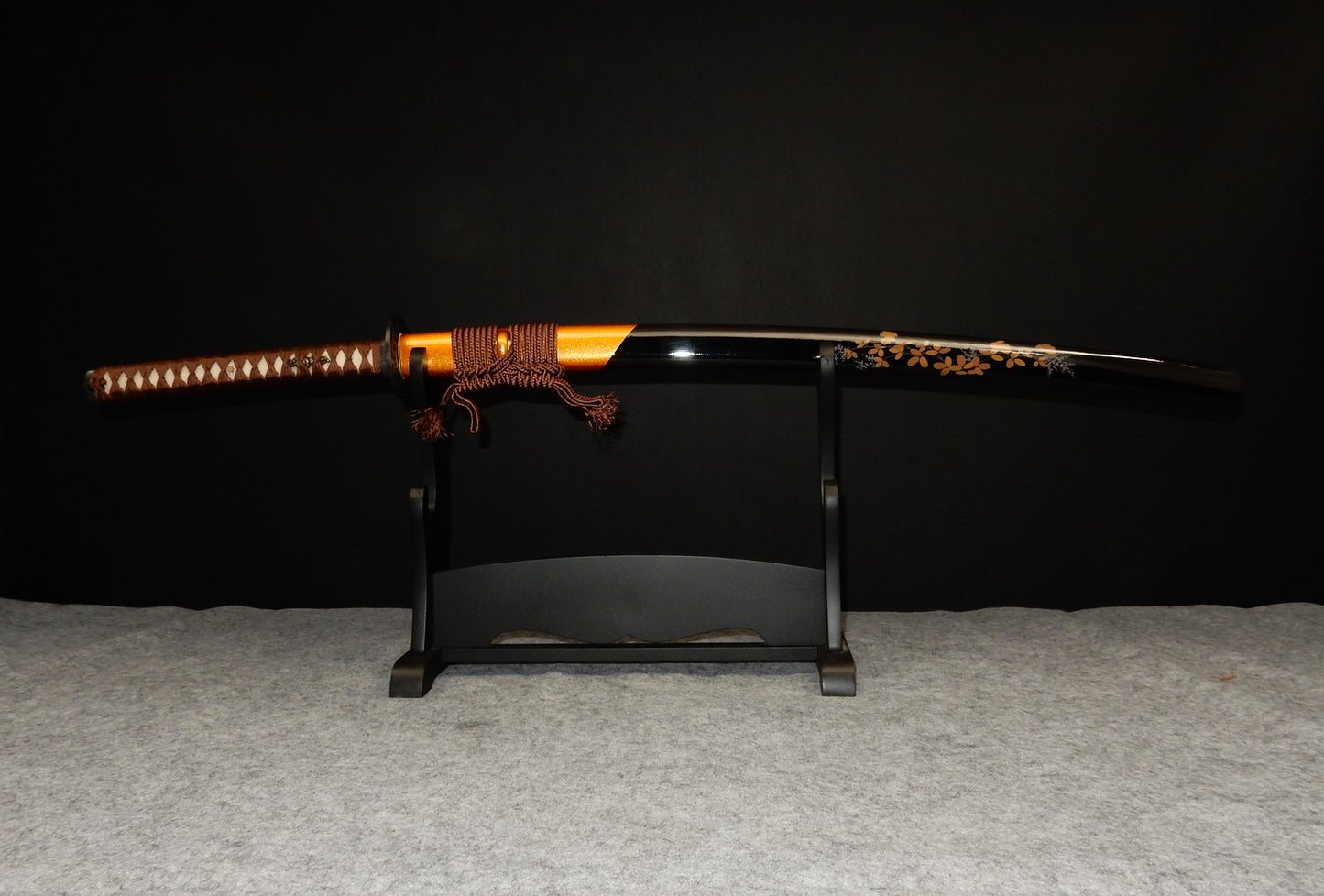 Iron Tsuba Straight Blade Katana
